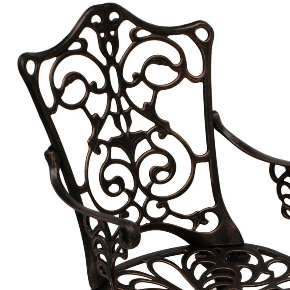 Aluguss Sitzgruppe für 4 Personen - Bluesa (fünfteilig)^Wohnen Hot