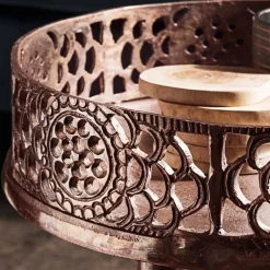 Aluminium Beistelltisch in Kupfer - Aventino^Wohnen Best