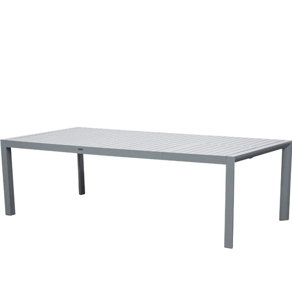 Wohnen Aluminium Outdoortisch in Silbergrau - This
