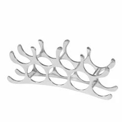 Wohnen Aluminium Weinflaschenhalter Forca im Design modern