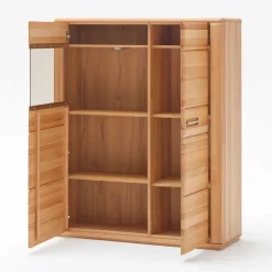 Anbauwand Athias aus Kernbuche (vierteilig)^Wohnen New