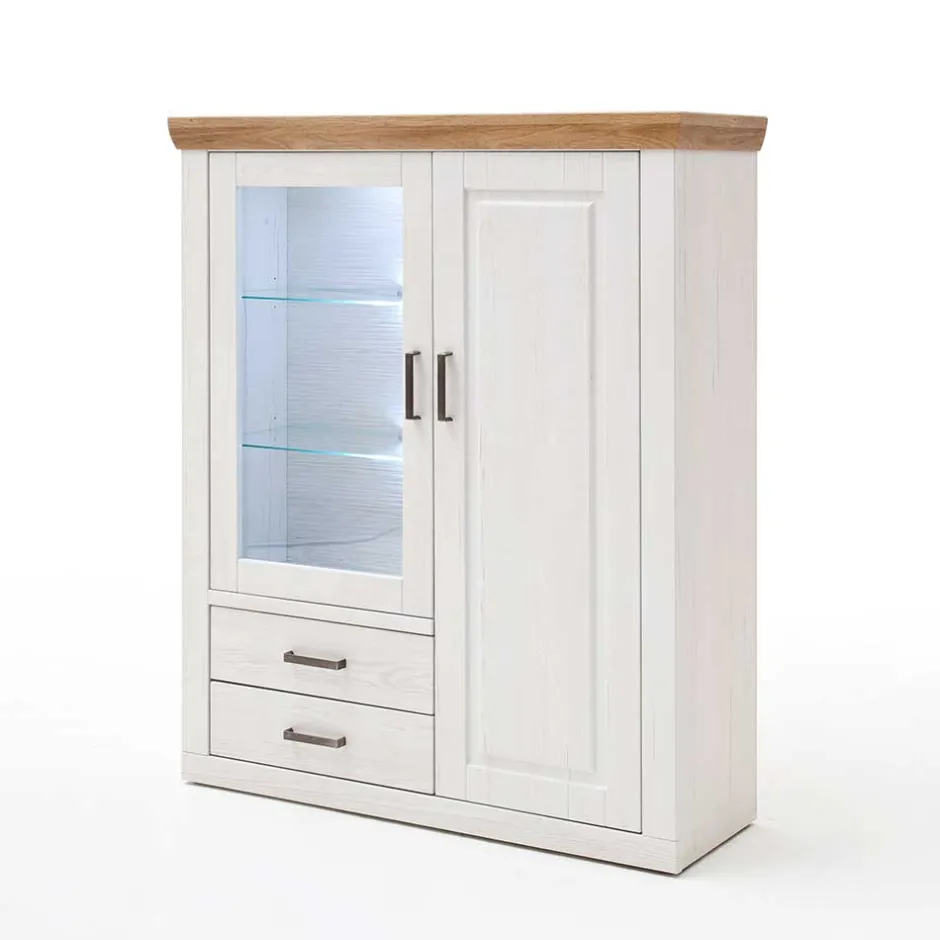 Anbauwand Set im Country Style - Samula (vierteilig)^Wohnen Hot