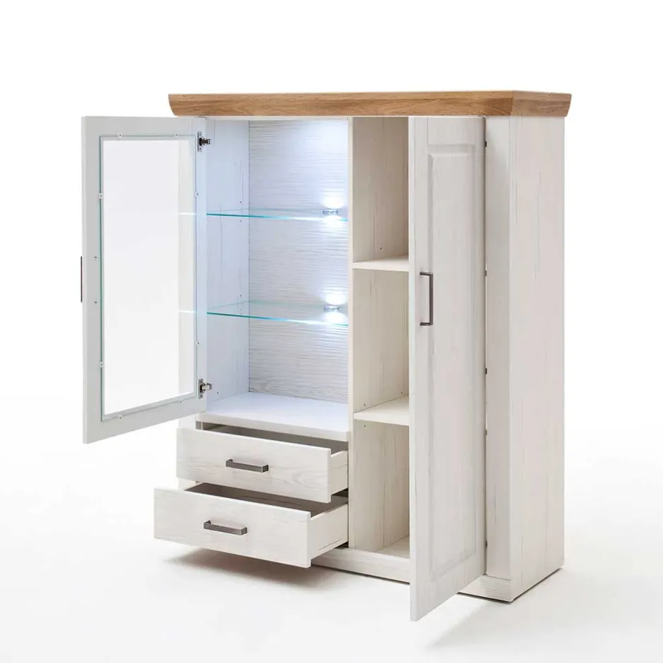 Anbauwand Set im Country Style - Samula (vierteilig)^Wohnen Hot