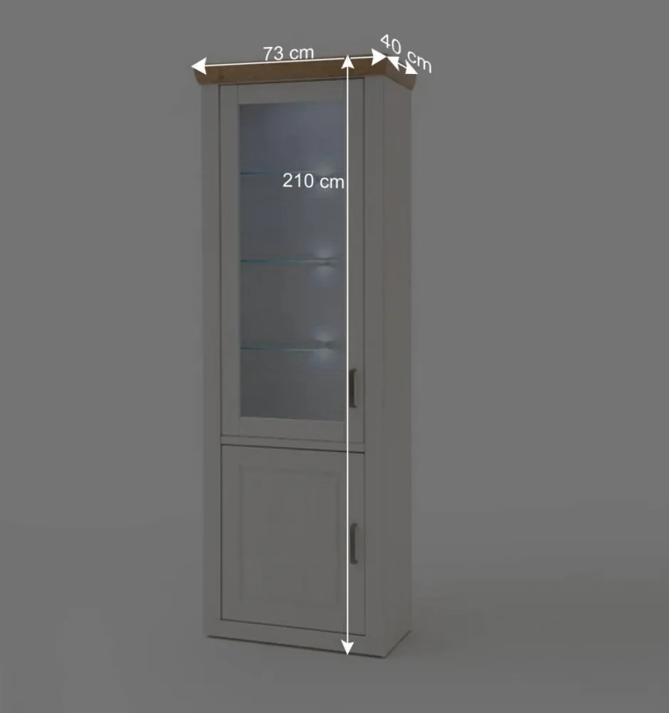 Anbauwand Set im Country Style - Samula (vierteilig)^Wohnen Hot