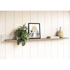 Wohnen Anbauwand-Möbelset in Weiß - Ovidio (dreiteilig)