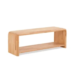 Wohnen Ankleidebank Pogamo aus Kernbuche massiv natur