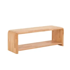 Wohnen Ankleidebank Pogamo aus Kernbuche massiv natur