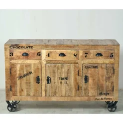 Wohnen Anrichte Indri auf Rollen