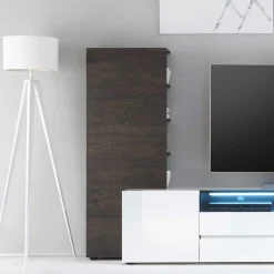 Wohnen Anstellregal Element Riconia in Wenge Braun