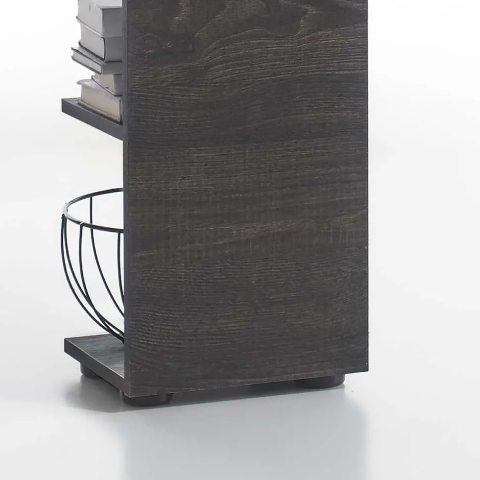 Wohnen Anstellregal Element Riconia in Wenge Braun