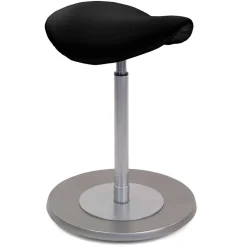 Arbeitshocker mit Sattelsitz in Schwarz - Simeona^Wohnen Best