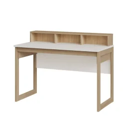 Wohnen Arbeitszimmer Möbel-Kombi in Weiß - Ovidio (dreiteilig)