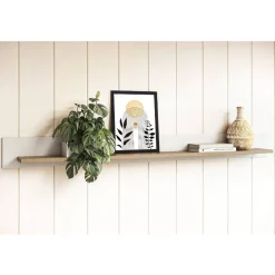 Wohnen Arbeitszimmer Möbel-Kombi in Weiß - Ovidio (dreiteilig)