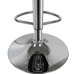 Wohnen Armlehnen Barstuhl in Braun & Chrom - Usavina (2er Set)