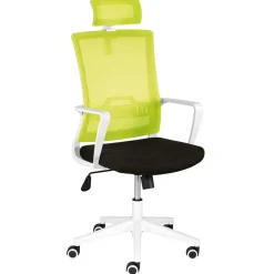 Armlehnen Computerstuhl in Hellgrün & Schwarz - Veronica^Wohnen Best