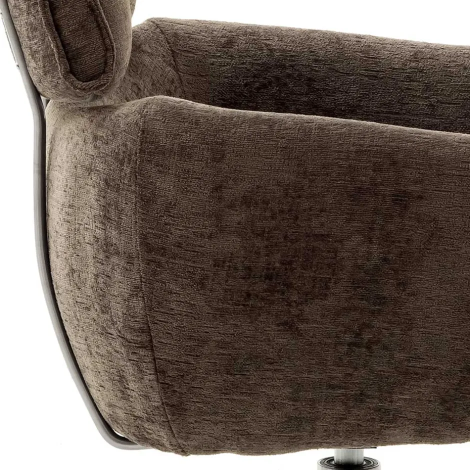 Armlehnen Drehstuhl in Braun - Arjama (2er Set)^Wohnen Best