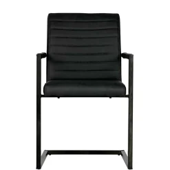 Armlehnen Freischwinger in Anthrazit - Birte (2er Set)^Wohnen Clearance