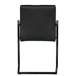 Armlehnen Freischwinger in Anthrazit - Birte (2er Set)^Wohnen Clearance