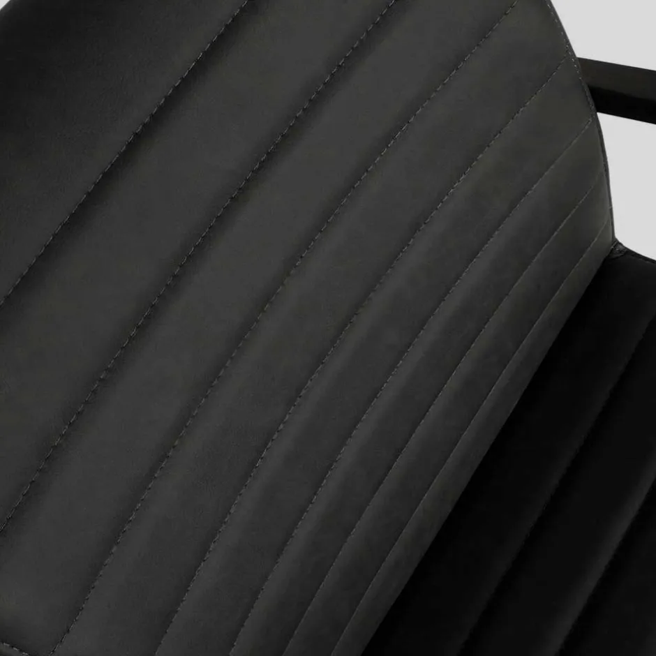 Armlehnen Freischwinger in Anthrazit - Birte (2er Set)^Wohnen Clearance