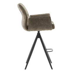 Wohnen Armlehnen-Barstühle mit Taschenfederkern - Cizio (2er Set)