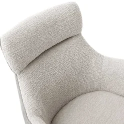 Wohnen Armlehnen-Drehstuhl in Lichtgrau - Plicardo (2er Set)