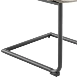 Armlehnen-Freischwingerstuhl in Creme - Clebertus (2er Set)^Wohnen Clearance