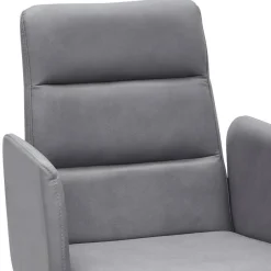 Wohnen Armlehnen-Polsterstuhl in Hellgrau - Vanimarias