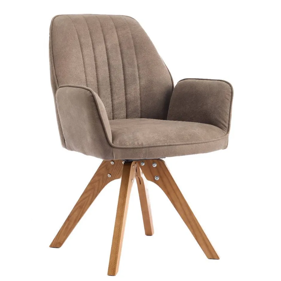 Wohnen Armlehnenstühle in Schlammfarben - Ellis (2er Set)