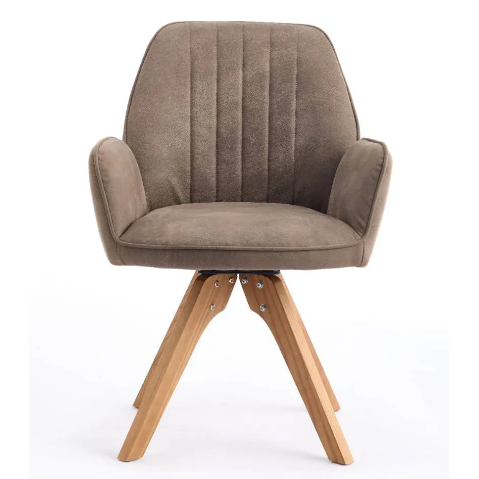 Wohnen Armlehnenstühle in Schlammfarben - Ellis (2er Set)