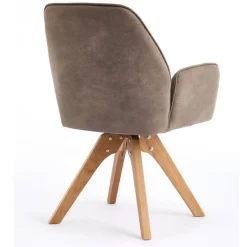 Wohnen Armlehnenstühle in Schlammfarben - Ellis (2er Set)