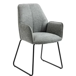 Wohnen Armlehnenstühle mit Bügelgestell - Ykan (2er Set)