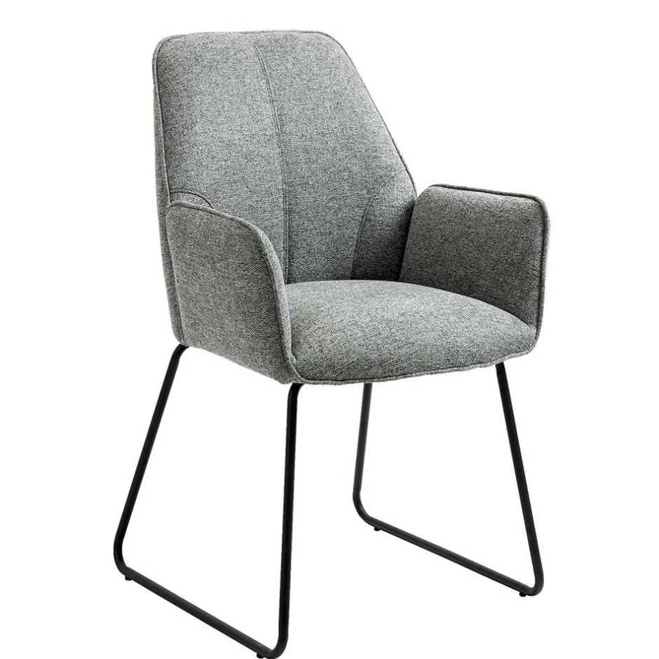 Wohnen Armlehnenstühle mit Bügelgestell - Ykan (2er Set)