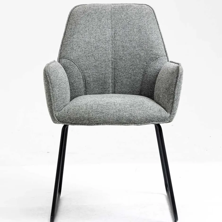 Wohnen Armlehnenstühle mit Bügelgestell - Ykan (2er Set)