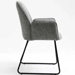 Wohnen Armlehnenstühle mit Bügelgestell - Ykan (2er Set)