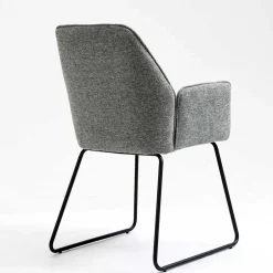 Wohnen Armlehnenstühle mit Bügelgestell - Ykan (2er Set)