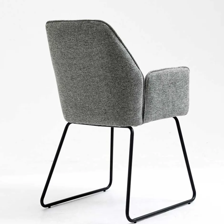 Wohnen Armlehnenstühle mit Bügelgestell - Ykan (2er Set)