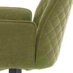 Armlehnenstuhl aus Chenillegewebe - Gomata (2er Set)^Wohnen Outlet