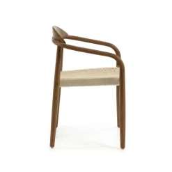 Wohnen Armlehnenstuhl aus Kordel Geflecht - Vilvia (4er Set)