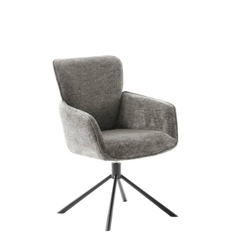 Wohnen Armlehnenstuhl in Cappuccino - Velicita (2er Set)