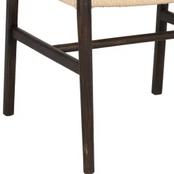 Wohnen Armlehnenstuhl in Eiche Dunkel - Gardaz