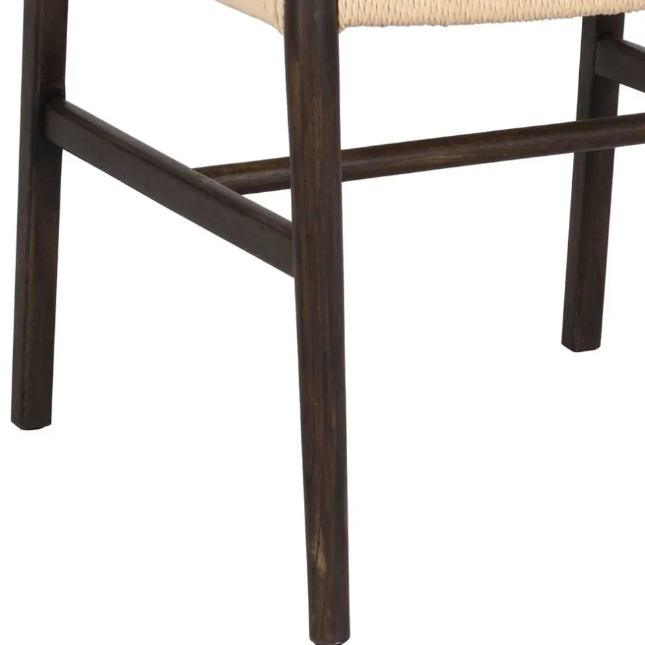 Wohnen Armlehnenstuhl in Eiche Dunkel - Gardaz