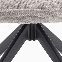 Wohnen Armlehnenstuhl in Grau und Schwarz - Monterry (2er Set)