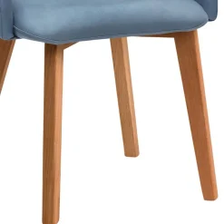 Wohnen Armlehnenstuhl in Hellblau - Nenna