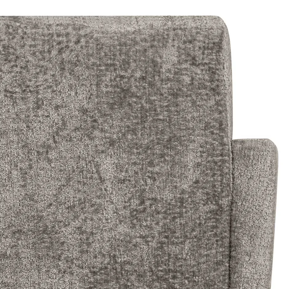 Wohnen Armlehnenstuhl in Taupe Webstoff - Kalindo (2er Set)