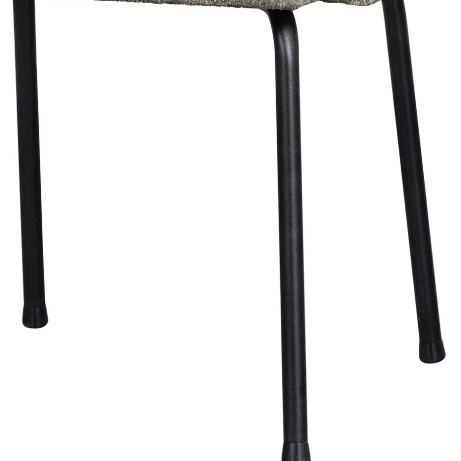 Wohnen Armlehnenstuhl in Taupe Webstoff - Kalindo (2er Set)