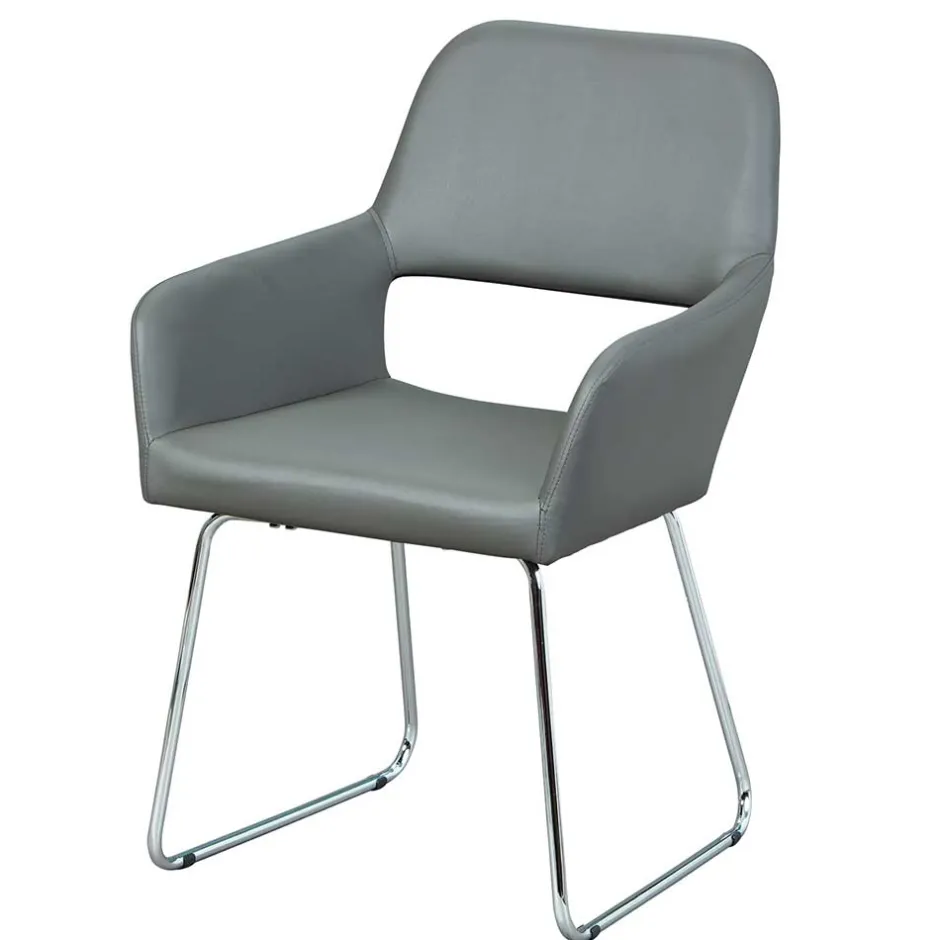 Armlehnenstuhl mit Bügelgestell - Vindo (2er Set)^Wohnen New