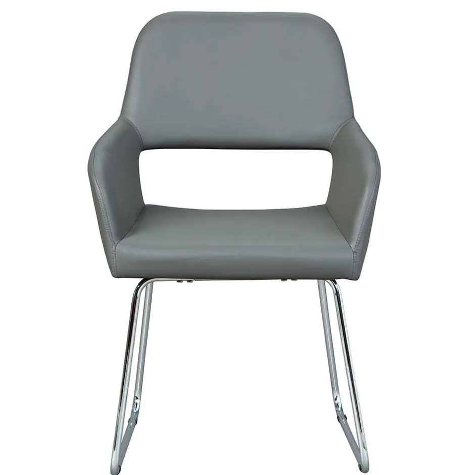 Armlehnenstuhl mit Bügelgestell - Vindo (2er Set)^Wohnen New