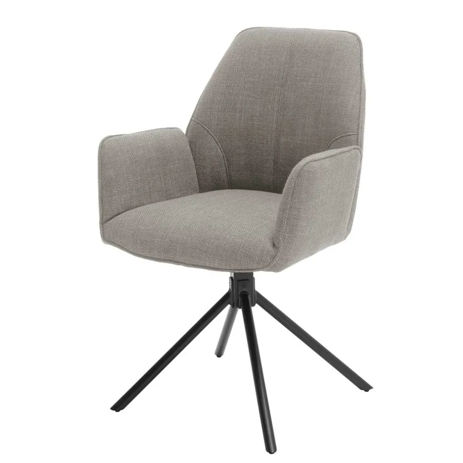 Wohnen Armlehnenstuhl mit Drehgestell - Leak (2er Set)