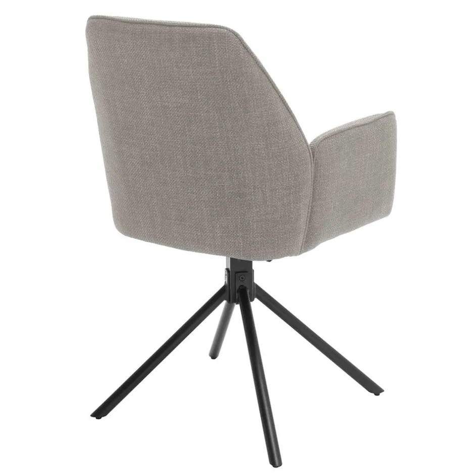 Wohnen Armlehnenstuhl mit Drehgestell - Leak (2er Set)