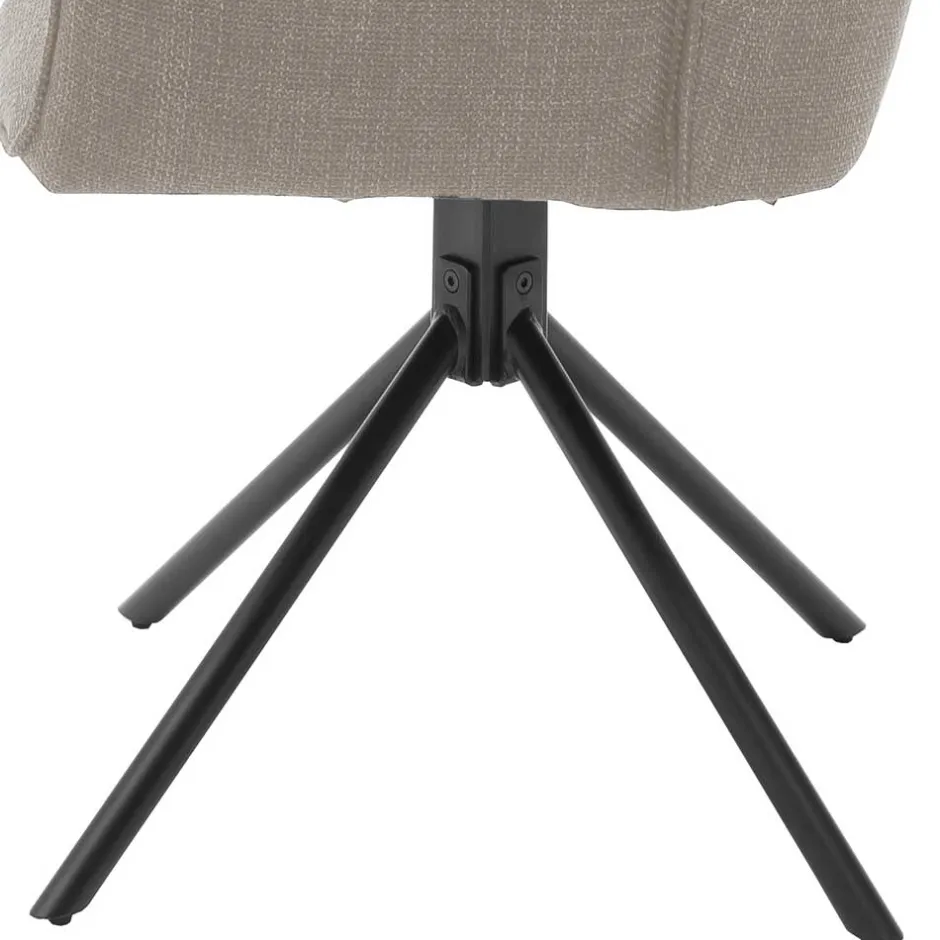 Wohnen Armlehnenstuhl mit Drehgestell - Leak (2er Set)